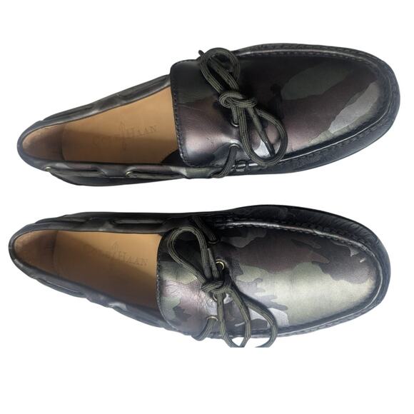 Cole Haan mens camo comfort driving loafers slippers size 9 - Picture 8 of 8